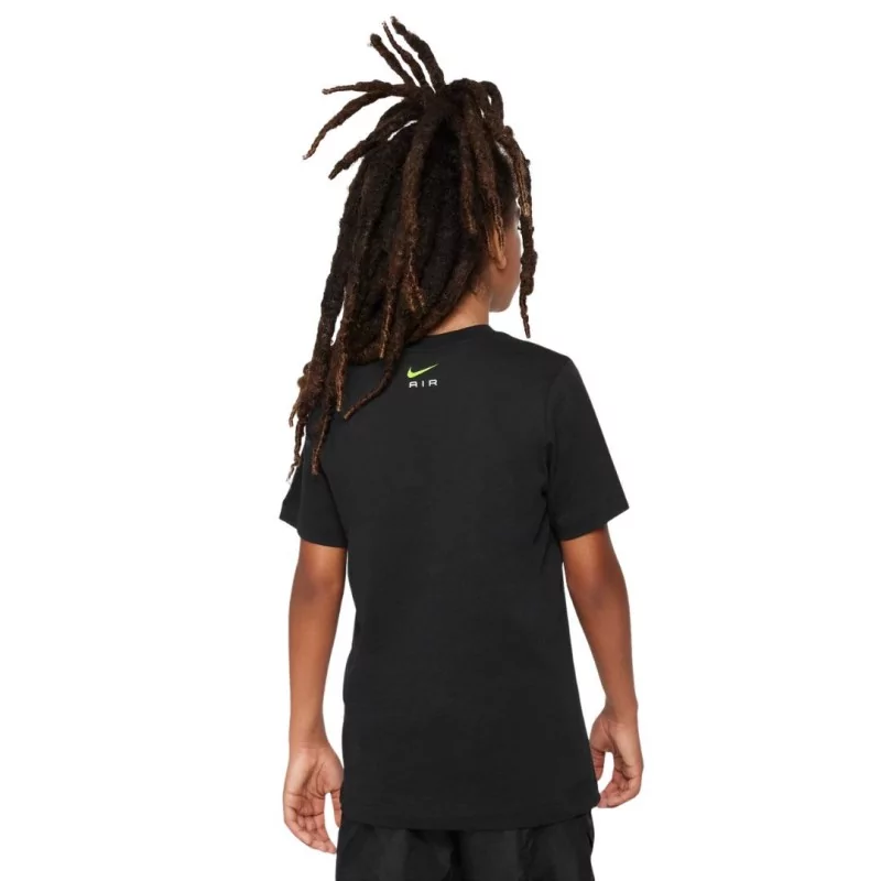 T Shirt Nike Air Junior Noir Vert - Espace Foot