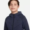 Veste Capuche Nike Sportswear Tech Fleece Junior Bleu