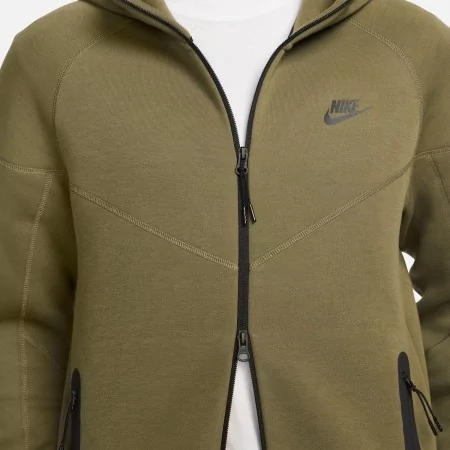 Veste Capuche Nike Sportswear Tech Fleece Windrunner Vert