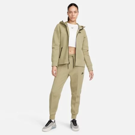 Veste Capuche Nike Sportswear Tech Fleece Femme Vert