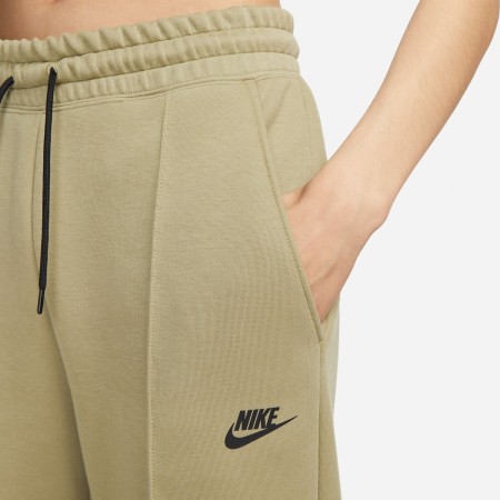 Pantalon Jogging Nike Sportswear Tech Fleece Femme Vert Espace Foot