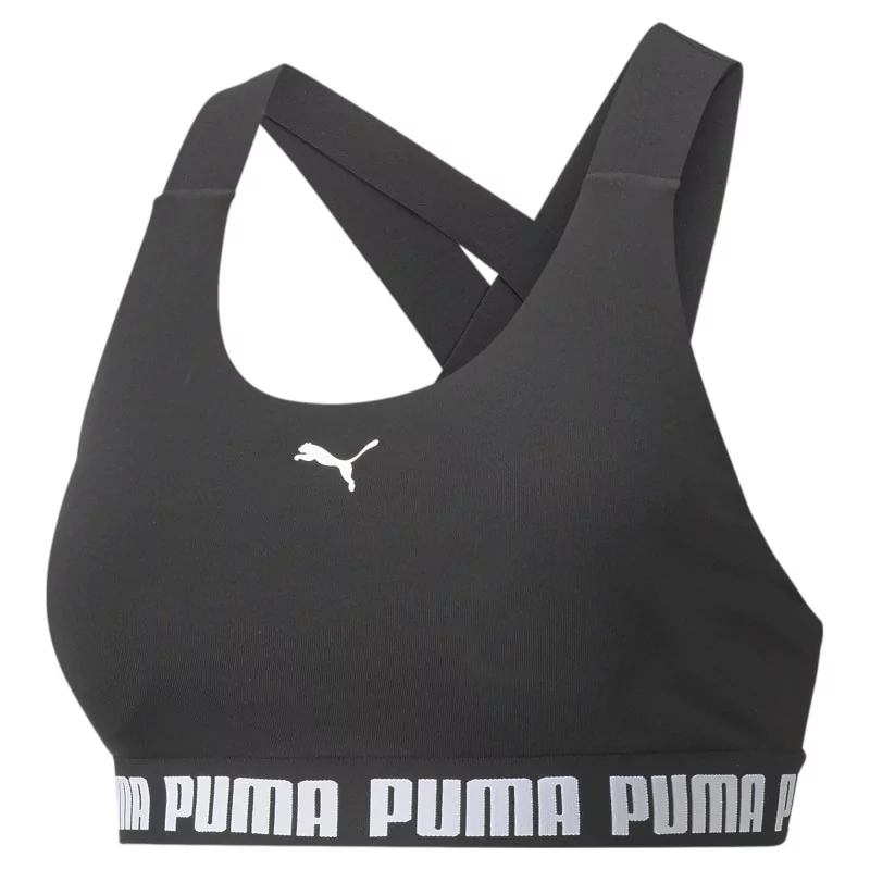Puma - Training - Brassière de sport color block pour activités à impact  moyen - Noir
