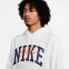 Sweat Capuche Nike Club Fleece Blanc