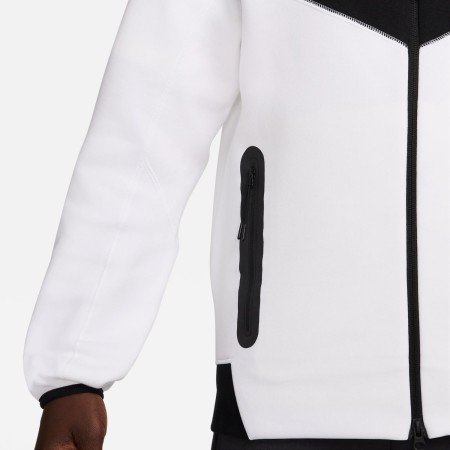 Veste Tech Fleece Windrunner BlancNoir