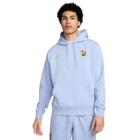 Sweat Capuche France Bleu Clair