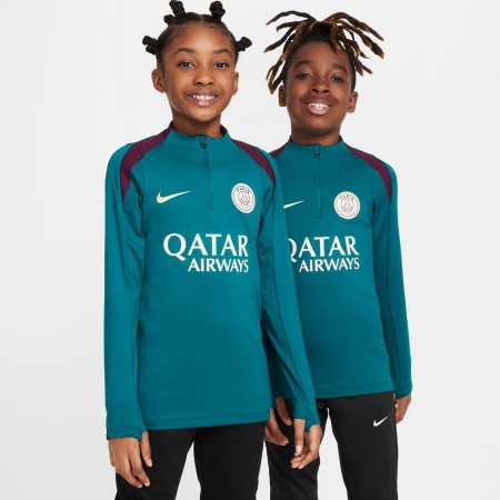 Sweat Entrainement Psg Enfant Vert