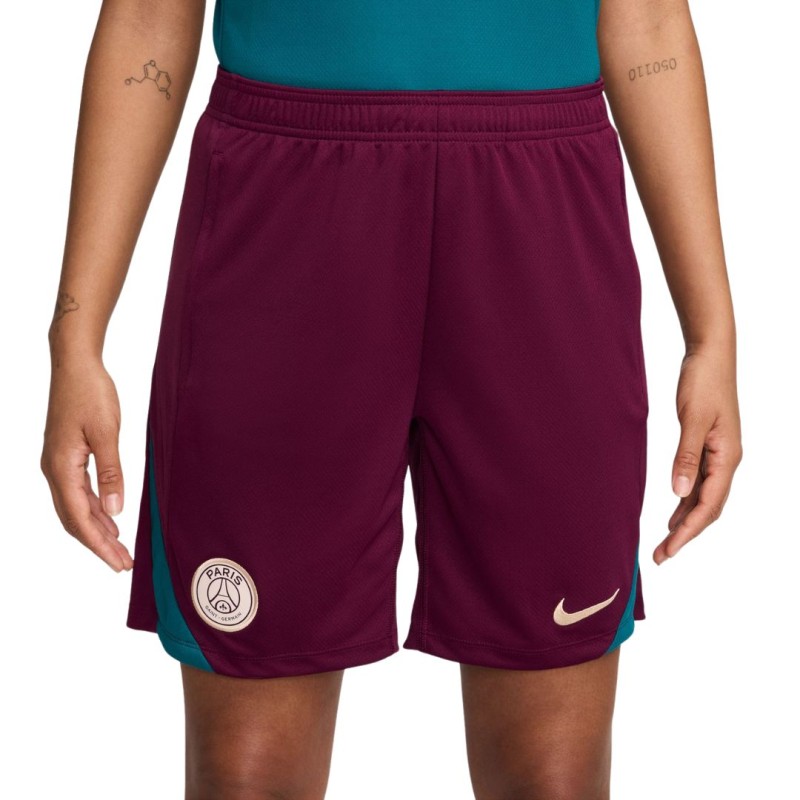 Short Entrainement Psg Femme Rouge