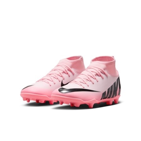 Nike Mercurial Superfly 9 Club FgMg Enfant Rose