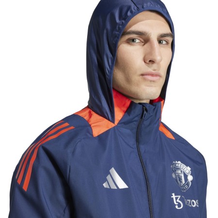 Veste Capuche Manchester United Bleu