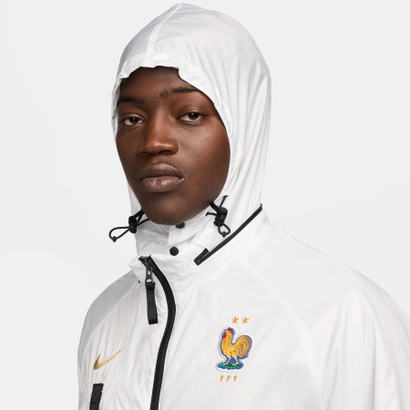 Veste Capuche France Blanc