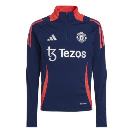 Sweat Entrainement Manchester United Enfant Bleu