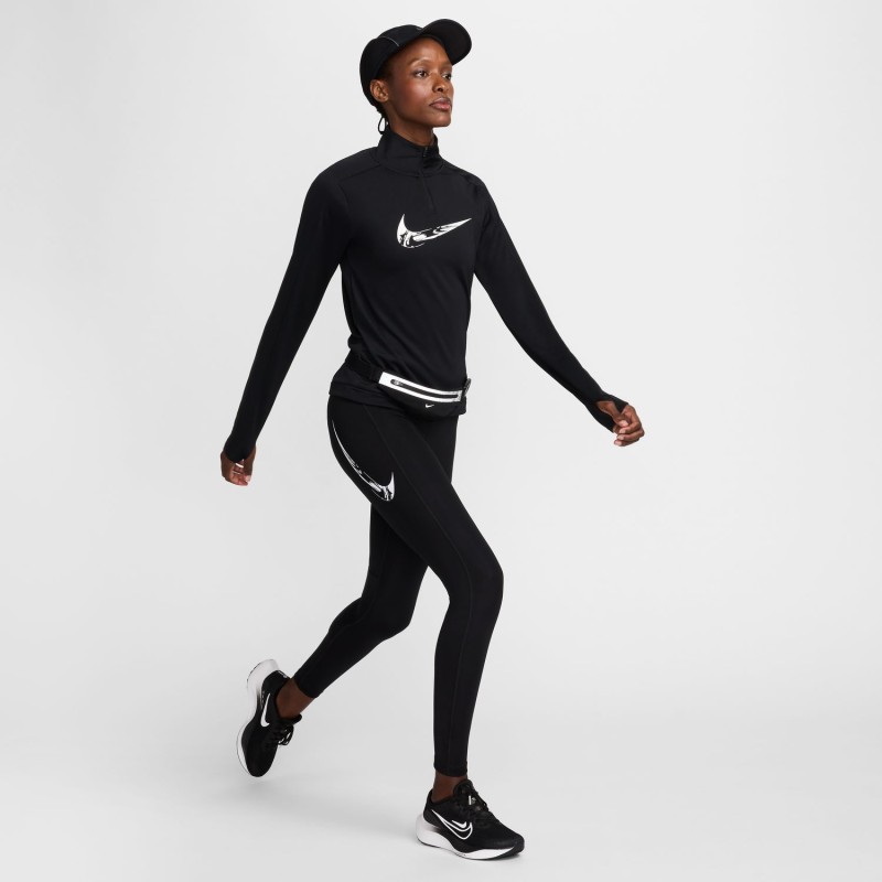 Sweat Nike One Swoosh Femme Noir Espace Foot