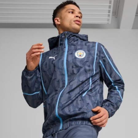 Veste Survetement Manchester City Bleu