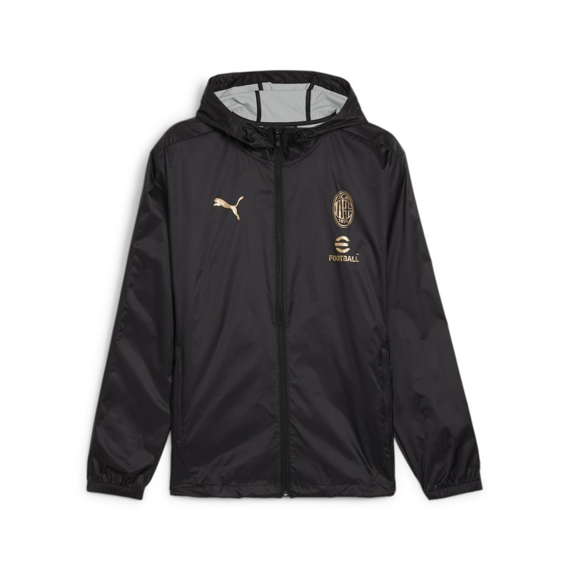 Coupe-Vent Ac Milan Noir