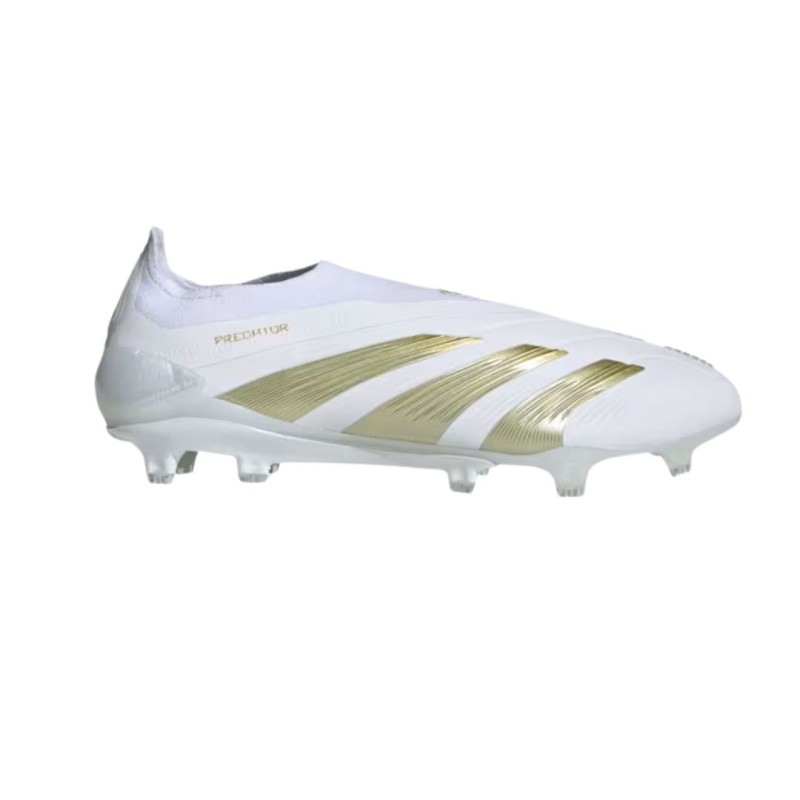 Adidas Predator Elite Sans Lacets Fg Blanc