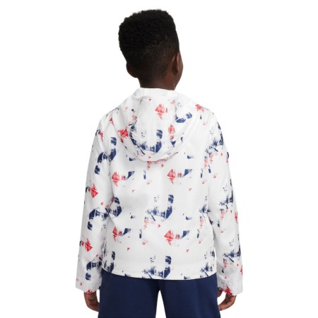 Veste Psg Amplify Windrunner Enfant Blanc