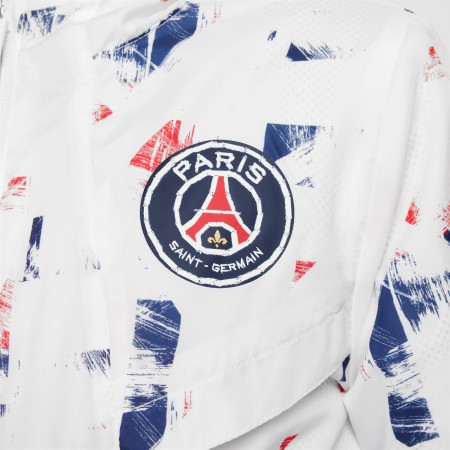 Veste Psg Amplify Windrunner Enfant Blanc