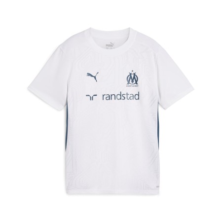 Maillot Entrainement Om Enfant Blanc