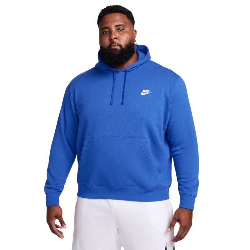 Sweat Capuche Nike Club Fleece Bleu