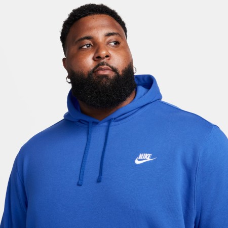 Sweat Capuche Nike Club Fleece Bleu