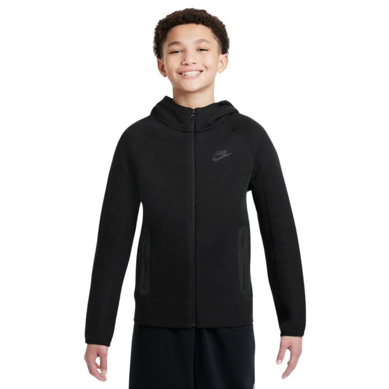 Veste Capuche Nike Tech Fleece Enfant Noir