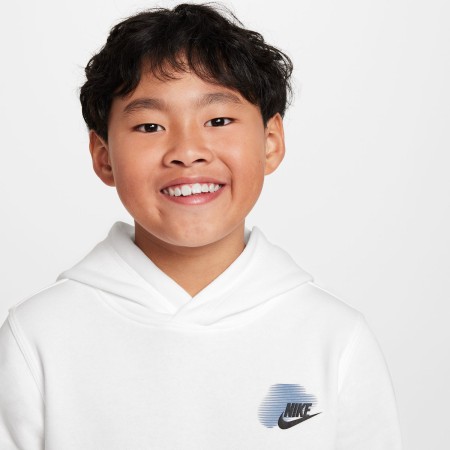 Sweat Capuche Nike Sportswear Enfant Blanc