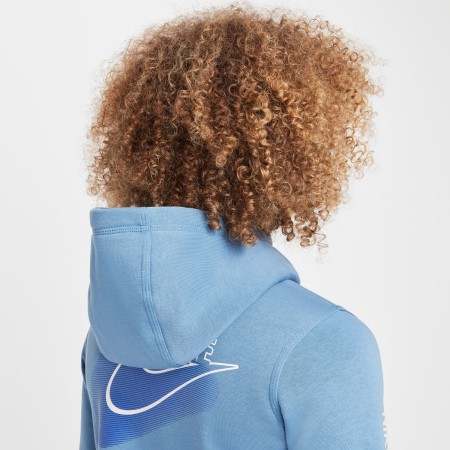 Sweat Capuche Nike Sportswear Enfant Bleu