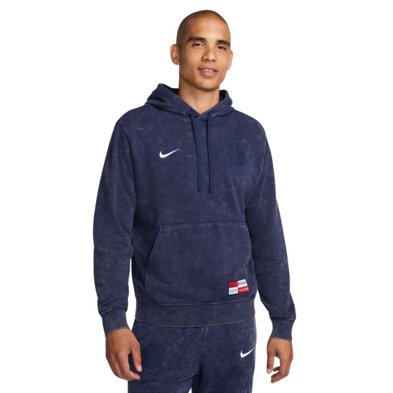 Sweat Capuche Psg Bleu