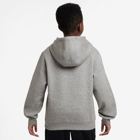 Sweat Capuche Nike Club Fleece Enfant Gris