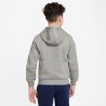 Sweat Capuche Sportswear Club Fleece Enfant Gris