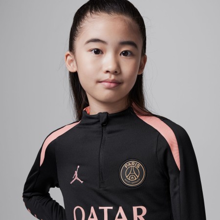 Sweat Entrainement Psg Enfant Noir