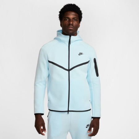 Veste Capuche Nike Tech Bleu Ciel